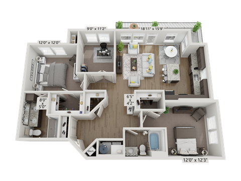 10529 East Hampton Ave 1-2 Beds Apartment for Rent - Photo Gallery 21